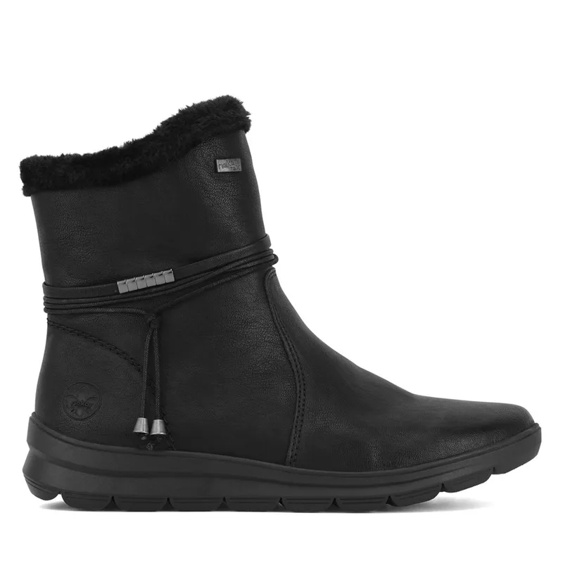 Μποτάκια Rieker Z0070-00 Μαύρο