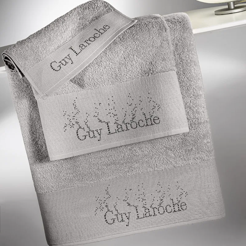 Πετσέτες Μπάνιου (Σετ 3 Τμχ) Guy Laroche Pandora Silver