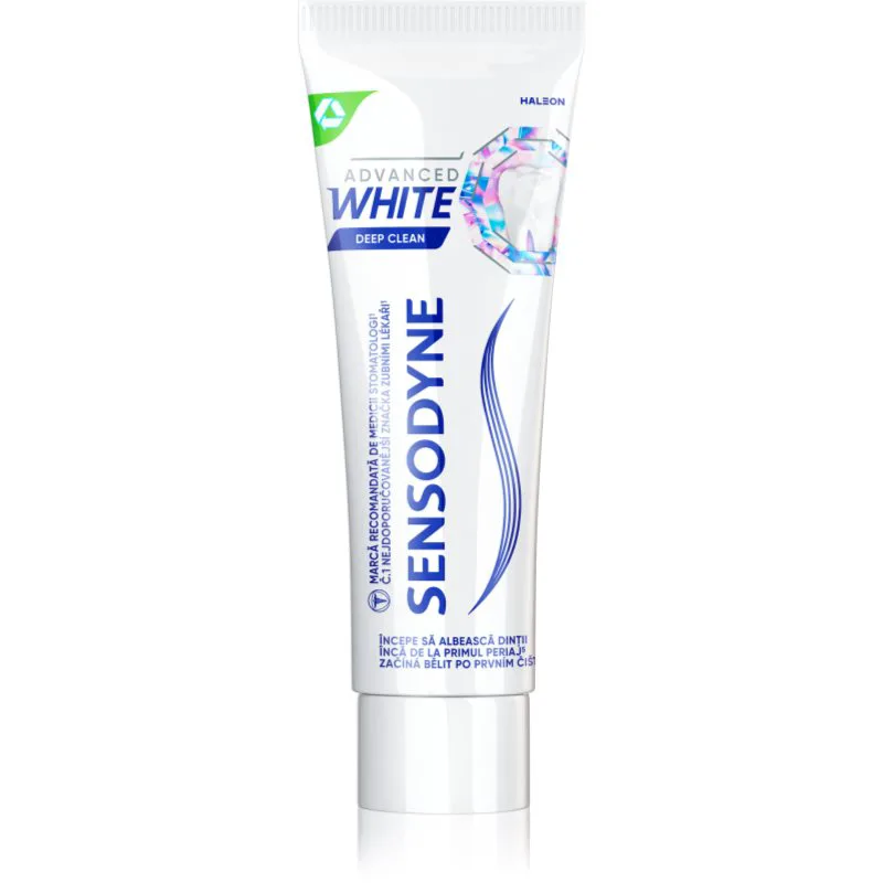 Sensodyne Advanced White Deep Clean λευκαντική οδοντόκρεμα 75 ml