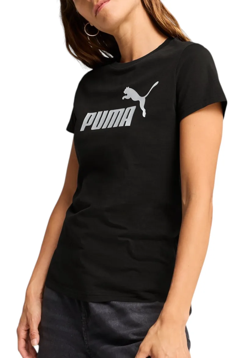 Μπλούζα Κοντομάνικη Puma ESS Metallic No. 1 Logo Tee 631536-01 Γυναικείο