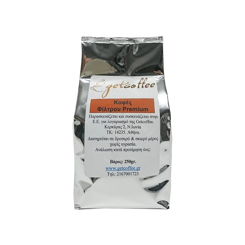 Καφές Φίλτρου Getcoffee Premium 250g