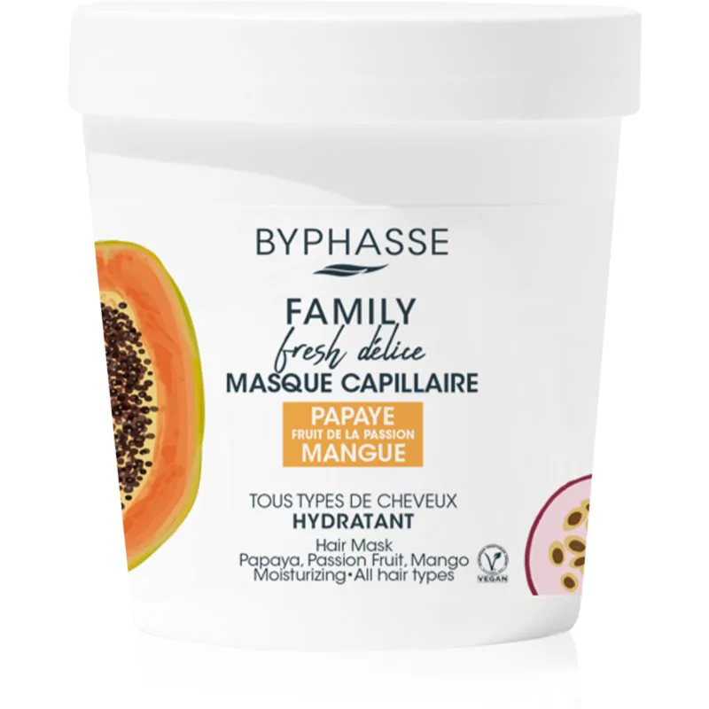 BYPHASSE Fresh Délice μάσκα για όλους τους τύπους μαλλιών 250 ml