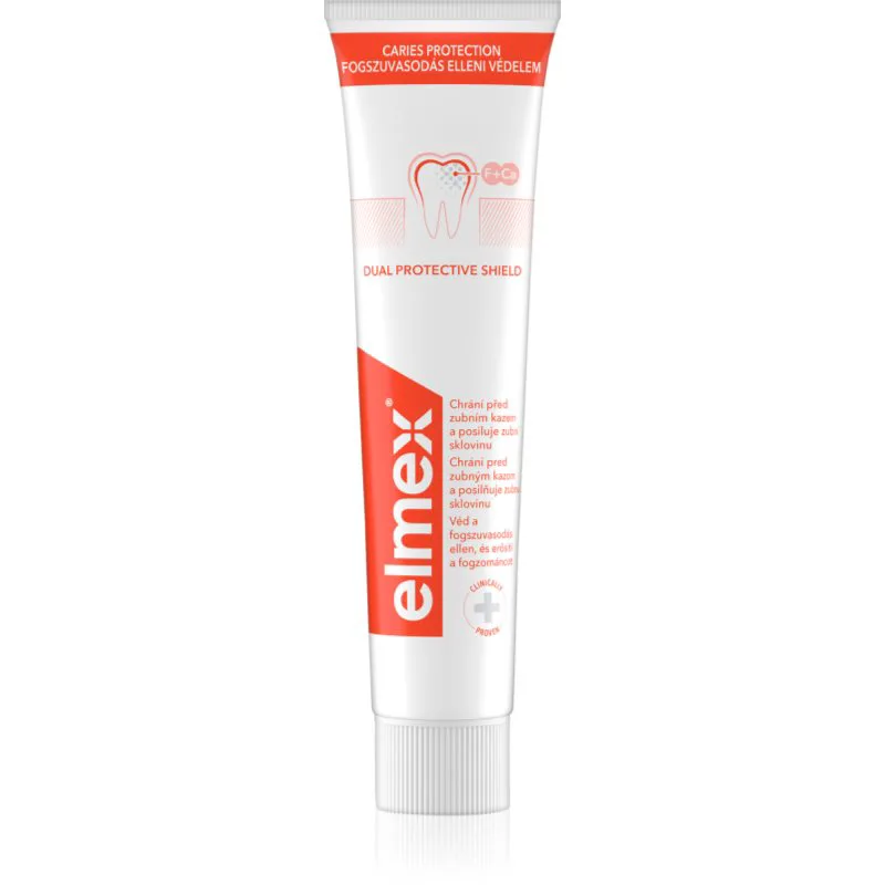 Elmex Caries Protection οδοντόκρεμα για προστασία από την τερηδόνα με φθόριο 75 ml