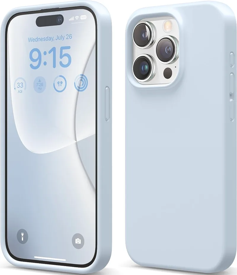 Elago Silicone Case - Premium Θήκη Σιλικόνης Apple iPhone 15 Pro - Light Blue (ES15SC61PRO-LBL)
