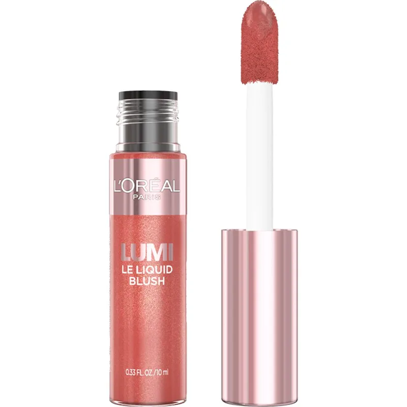 L'Oreal Paris Lumi Le Liquid Blush Υγρό Ρουζ με Λαμπερό Χρώμα Κατάλληλο για Ευαίσθητο Δέρμα 11ml - 630 Glowy True Rose