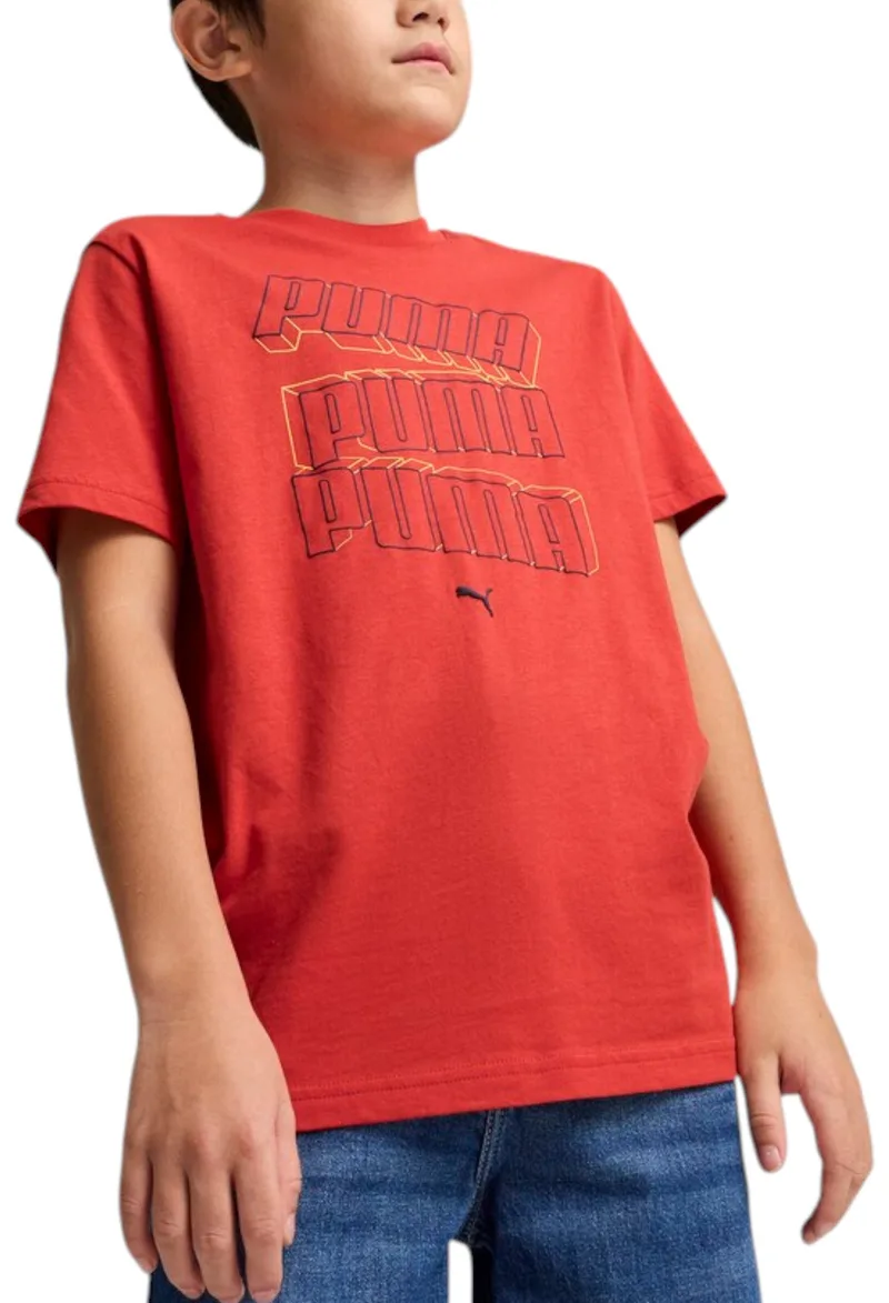 Μπλούζα Κοντομάνικη Puma Essentials Logo Lab Tee 685788-15 Αγόρι