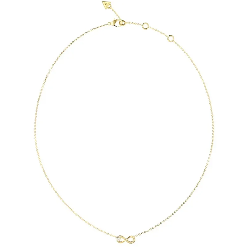 Γυναικείο κολιέ με άπειρο Guess Love Bites Stainless Steel JUBN06047JWYGT/U JUBN06047JWYGT/U Ατσάλι
