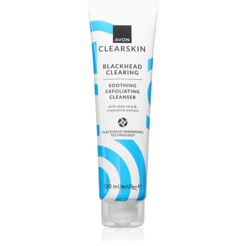 Avon Clearskin Blackhead Clearing καθαριστικό απολεπιστικό τζελ κατά των μαύρων κουκίδων 100 ml