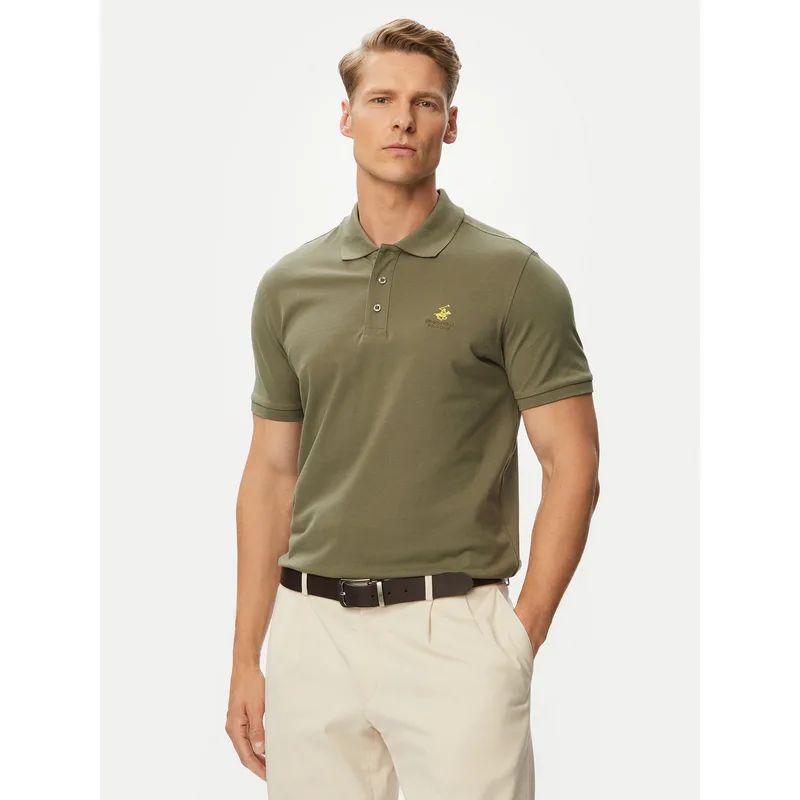 Beverly Hills Polo Club Polo P-SS26M-P450124 Πράσινο Regular Fit