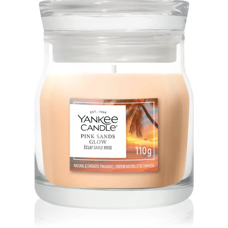 Yankee Candle Ροζ Sands Glow αρωματικό κερί Signature 110 γρ