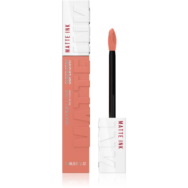MAYBELLINE NEW YORK SuperStay Matte Ink ματ υγρό κραγιόν για μακρόχρονη επίδραση απόχρωση 05 Loyalist 5 ml