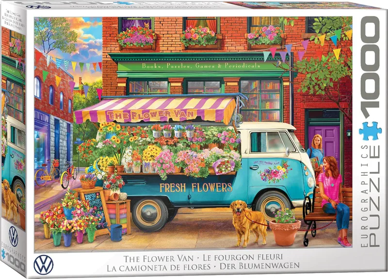 Puzzle 1000τμχ The Flower Van