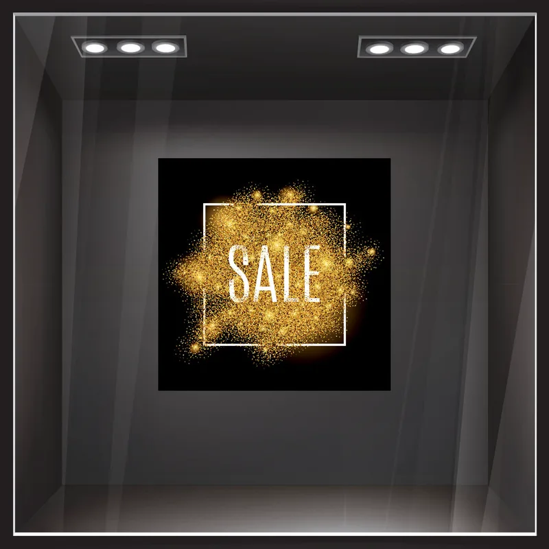 Αυτοκολλητο Εκπτωσεων GLITTER SALES