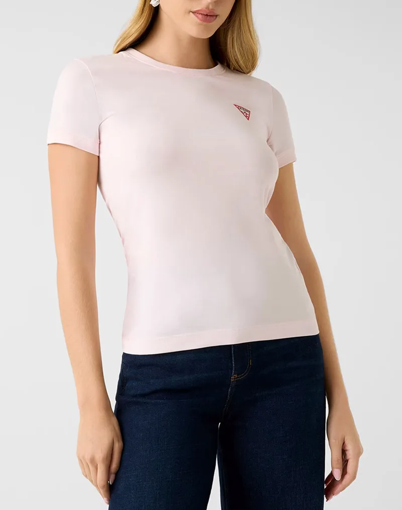 GUESS SS CN MINI TRIANGLE TEE ΜΠΛΟΥΖΑ ΓΥΝΑΙΚΕΙΟ W2YI44J1314-A627 Ροζ