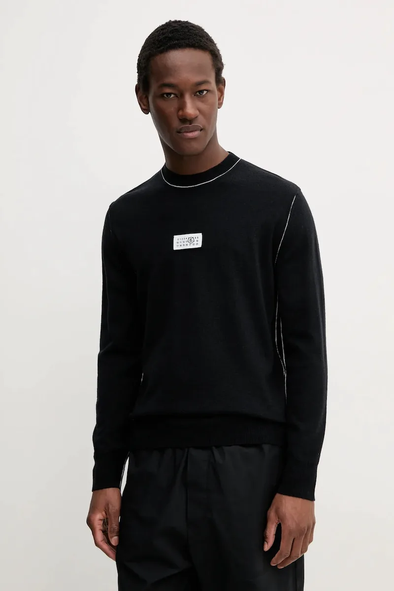 MM6 Maison Margiela πουλόβερ ανδρικό με μαλλί