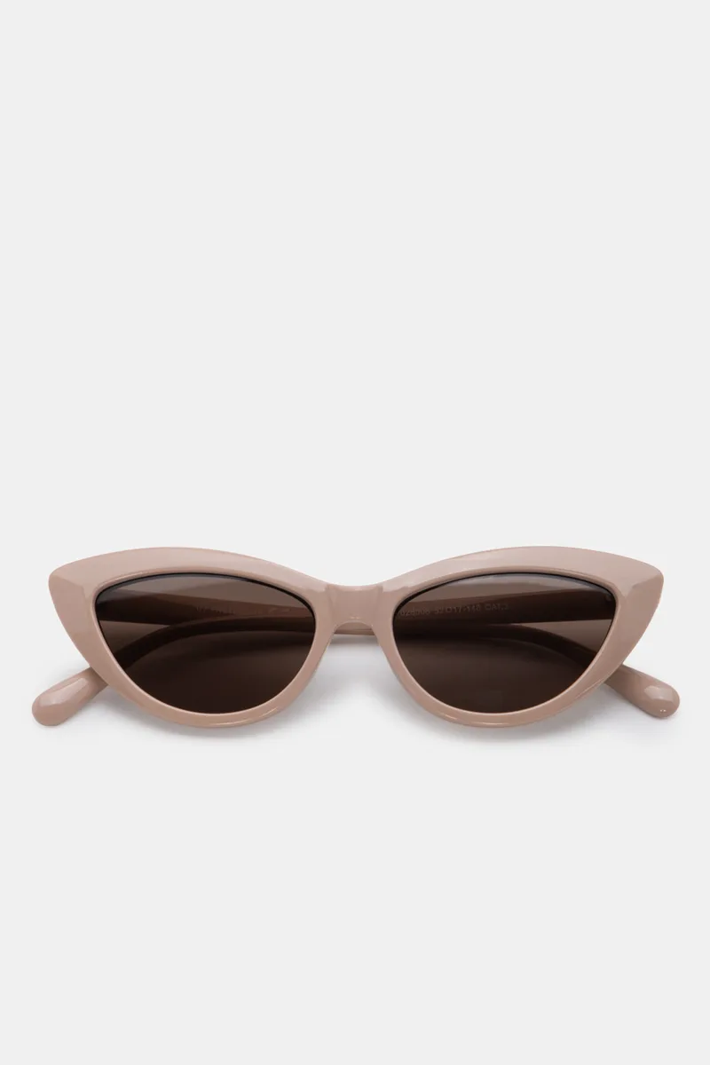 Γυαλιά Ηλιού Cat-Eye - Nude