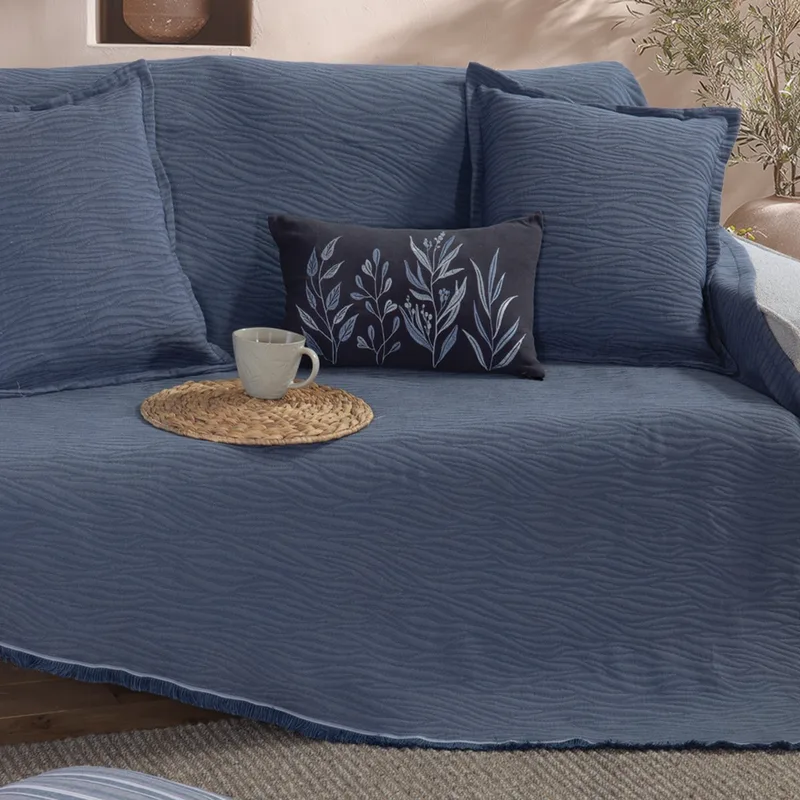 Ριχτάρι Πολυθρόνας (170x180) Nef-Nef Homeware Zebra Denim