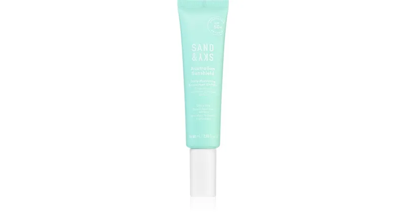 Sand & Sky Australian Sunshield Daily Hydrating Sunscreen SPF50+ light protective face cream SPF 50+ 60 ml