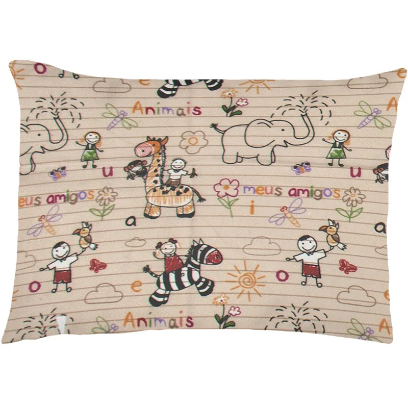 Φανελένια Μαξιλαροθήκη 50x70 Dimcol Africa 145 Μπεζ 50x70