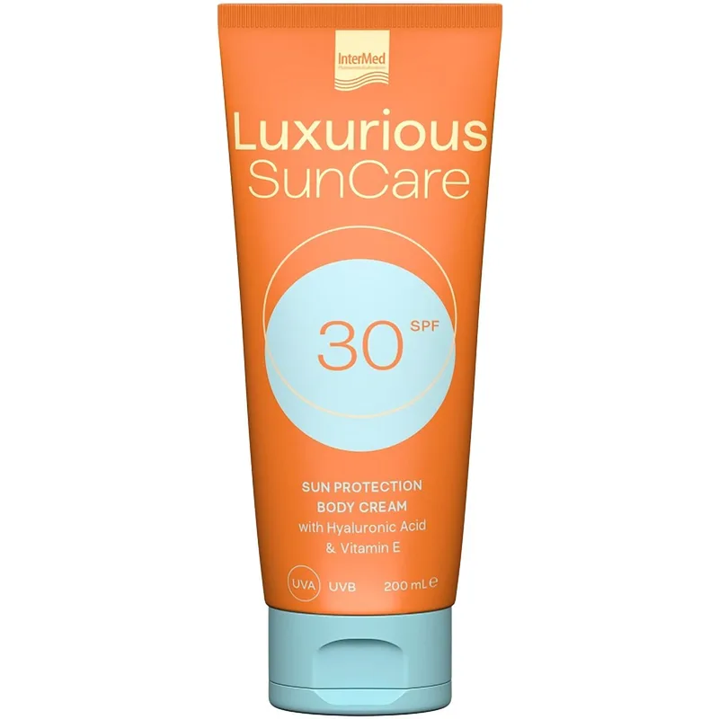 Luxurious Sun Care Sunscreen Body Cream Spf30 Αντηλιακή Κρέμα Σώματος με Υψηλό Δείκτη Προστασίας 200ml
