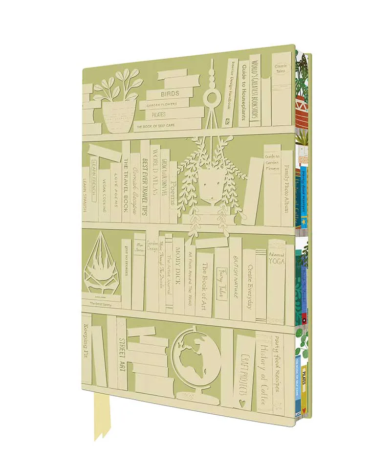 Σημειωματάριο Georgia Breeze: Bookshelves Artisan Art Notebook