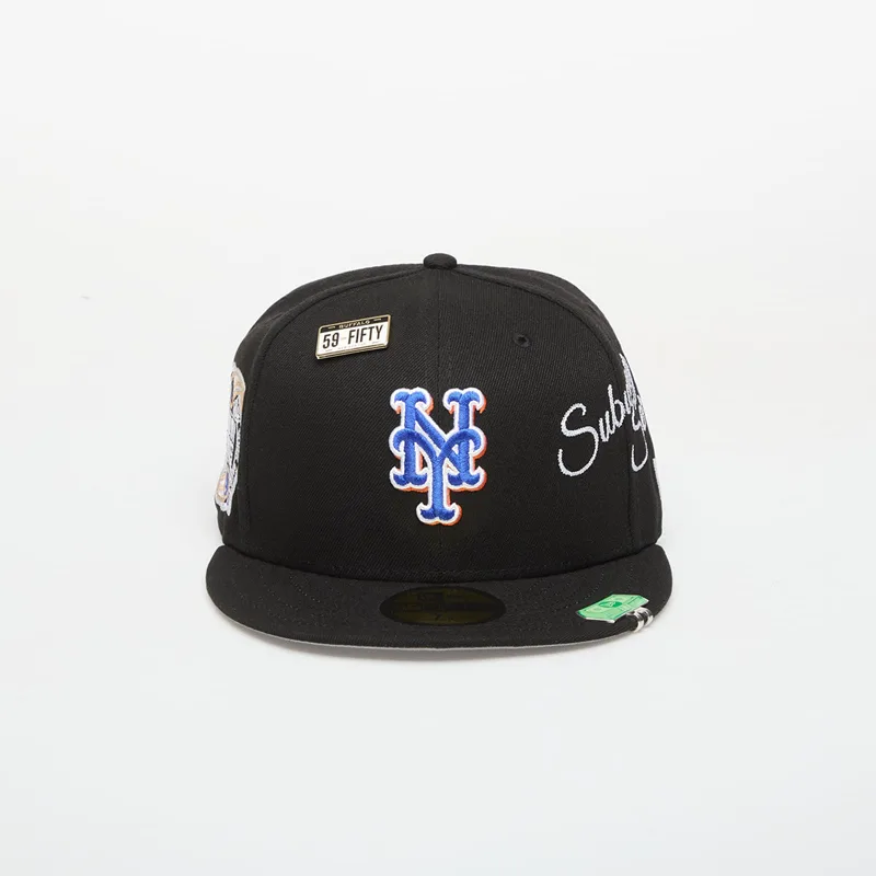Cap New Era 59FIFTY MLB Img Subway Series 5 New York Mets Black 7 1/8