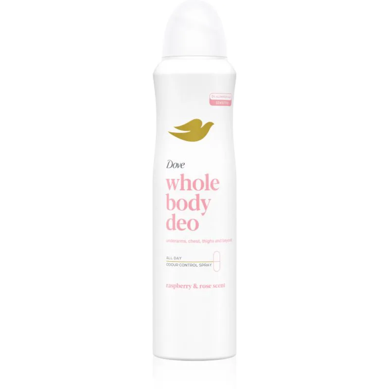 Dove Raspberry & Rose αποσμητικό σε σπρέι για το σώμα 150 ml