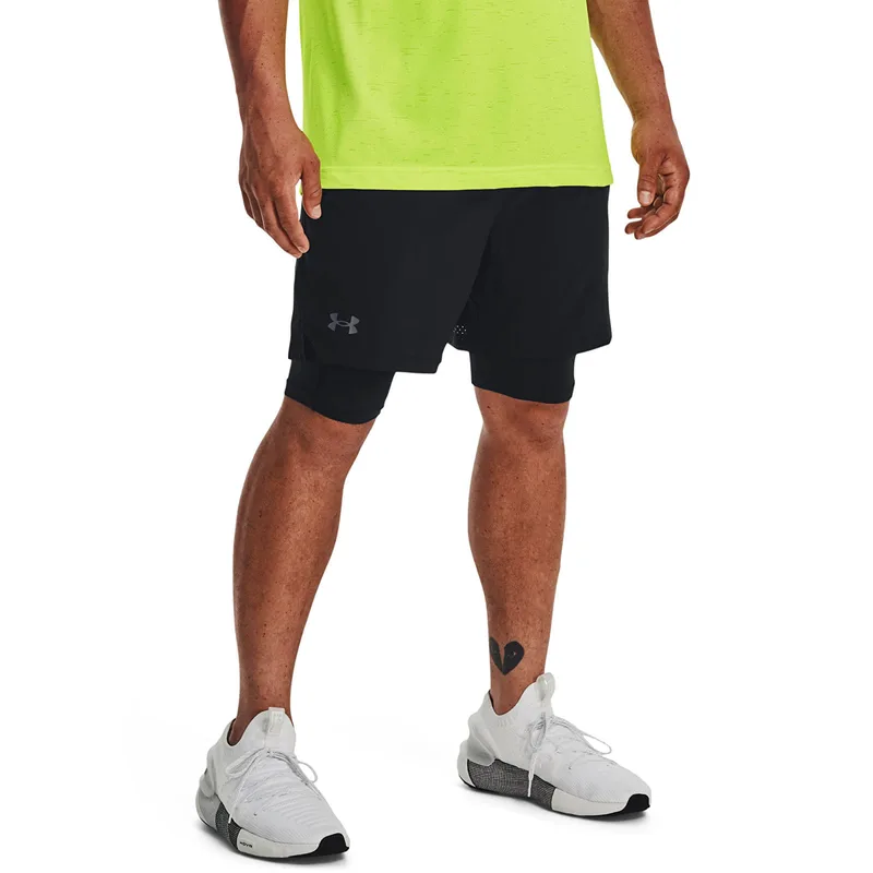 Σορτς Under Armour Vanish Woven 2in1 Sts Black/ Black/ Pitch Gray XXXL