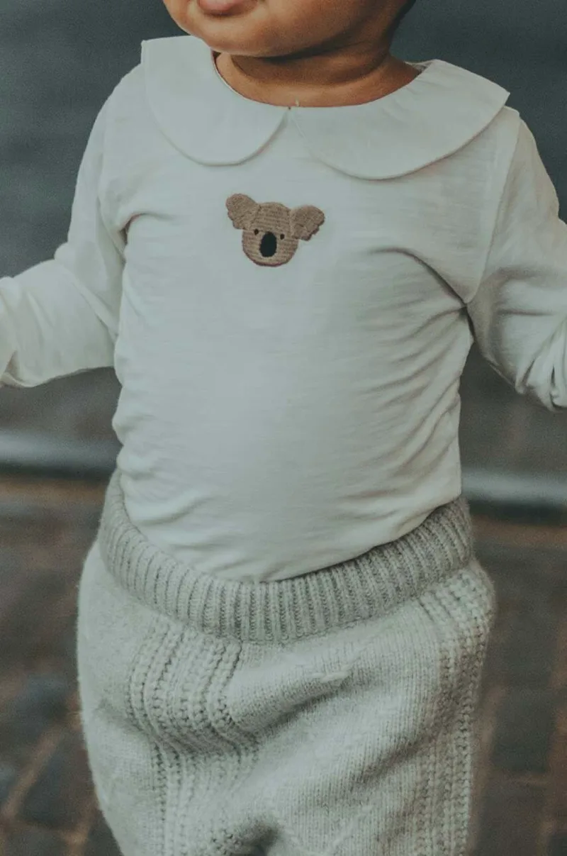 Βαμβακερά φορμάκια για μωρά Donsje Davo Bodysuit Koala