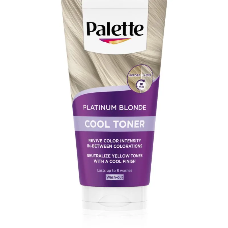 Schwarzkopf Palette Cool Toner τονωτικό χρώματος μαλλιών για την εξουδετέρωση κίτρινων τόνων για τα μαλλιά 150 ml