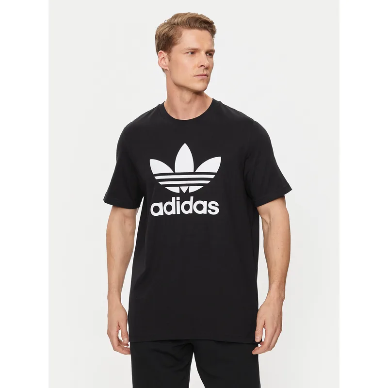 adidas T-Shirt Adicolor Classics Trefoil T-Shirt IA4815 Μαύρο Regular Fit
