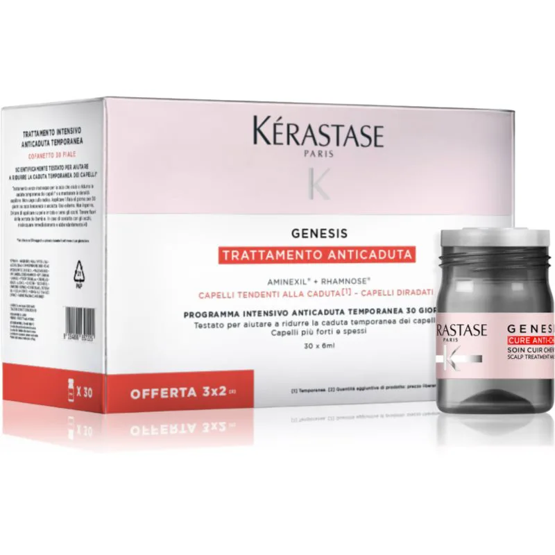 Kérastase Genesis Ampoules Cure Anti-Chute Fortifiantes φροντίδα για τα μαλλιά σε αμπούλες 30x6 ml