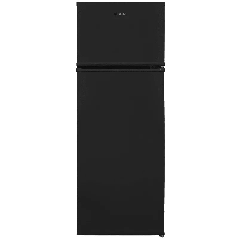 Finlux FXRA 260BE Δίπορτο Ψυγείο 213lt, Ε (Υ144xΠ54xΒ57cm) Μαύρο FXRA 260BE