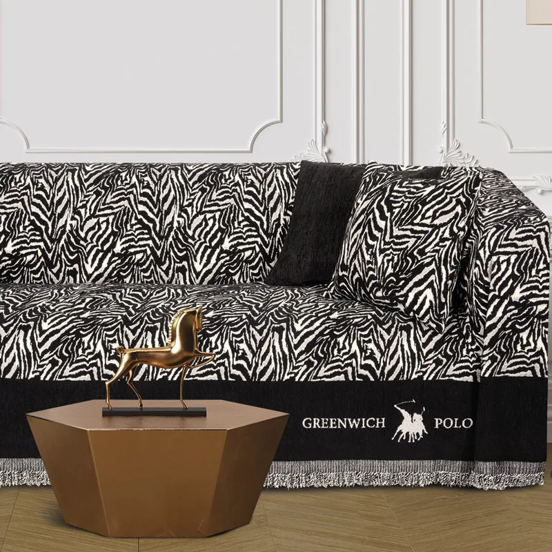 Ριχτάρι Τριθέσιου Καναπέ 180x300 Greenwich Polo Essential 3935 Black 180x300