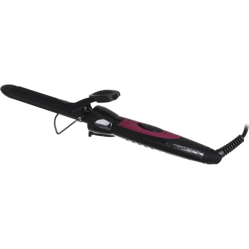 Ψαλίδι μαλλιών Esperanza EBL004, 19 mm, καλώδιο 360 g, Κεραμική επίστρωση, Μαύρο / ροζ