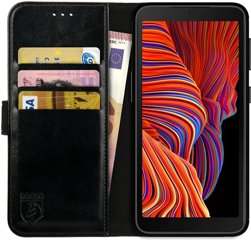 Κόκκινο Element PU Θήκη Πορτοφόλι Samsung Galaxy Xcover 5 - Black (8719246304002)
