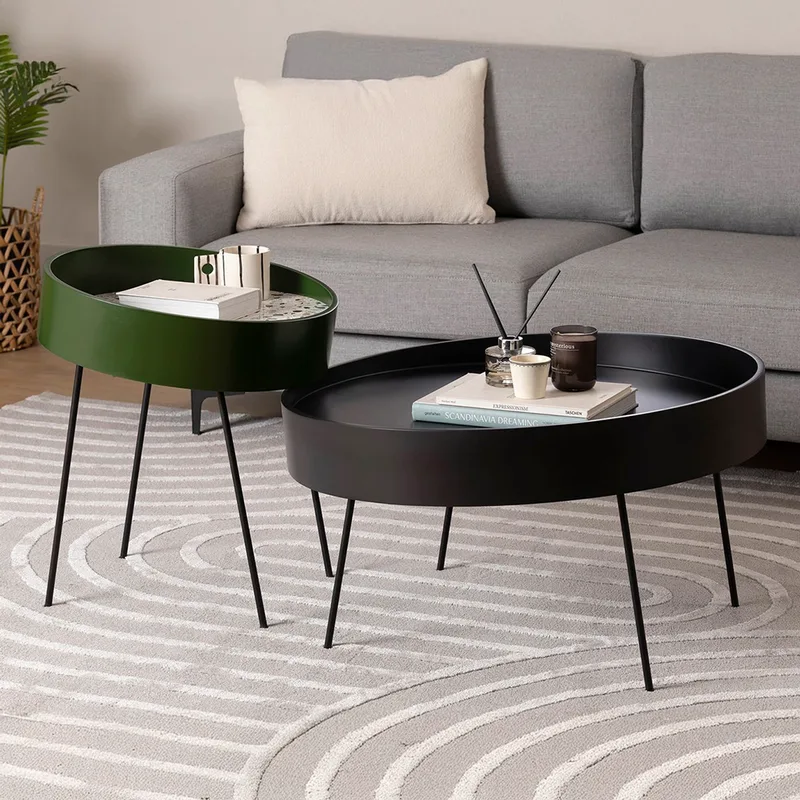 Τραπεζάκι Σαλονιού Ilo - Anthracite 141Hwr1112 (80x47x80 cm)