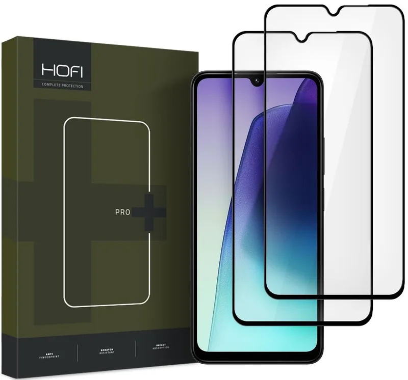 Αντιχαρακτικό Γυαλί Προστασίας Xiaomi Redmi A5 4G / Redmi 14C / Poco C75 - Hofi Premium Pro+ Tempered Glass FullFace Οθόνης - 2 Τεμάχια - Black (5906302371013)