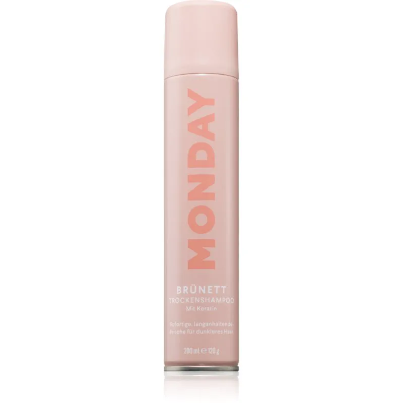 MONDAY Brunette Dry Shampoo ξηρό σαμπουάν για σκούρα μαλλιά με κερατίνη 200 ml