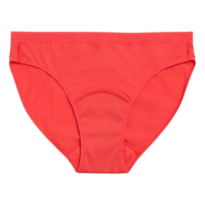 Imse Teen Bikini Light Red Period Panties - Heavy Flow, S