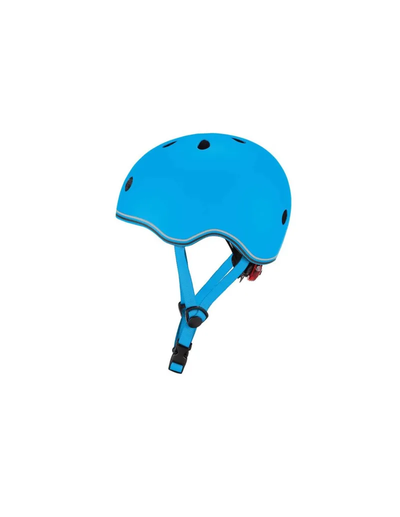 Globber Go Up Lights 506-101 Παιδικό Κράνος για Ποδήλατο & Πατίνι Μπλε με Ενσωματωμένο Φωτάκι LED