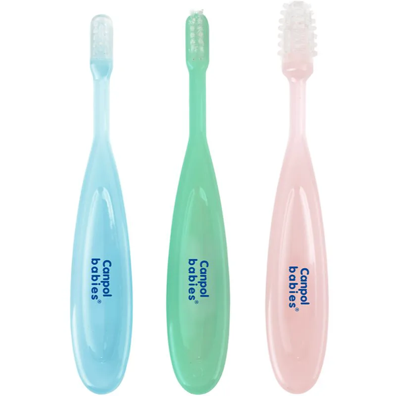 Canpol babies Hygiene παιδικό βουρτσάκι για δόντια και ούλα 3 τμχ