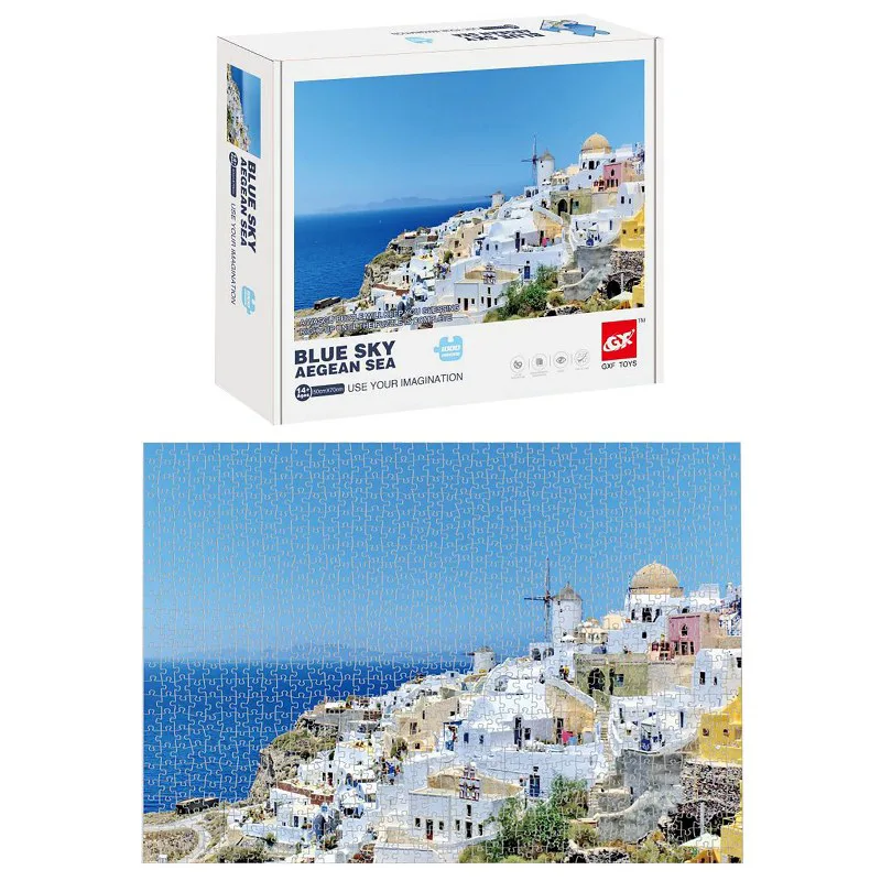Παζλ 1000τμχ Αιγαίο Πέλαγος Σε Κουτί 20x5x25εκ. Toy Markt 69-1754 - Toy Markt - 69-1754