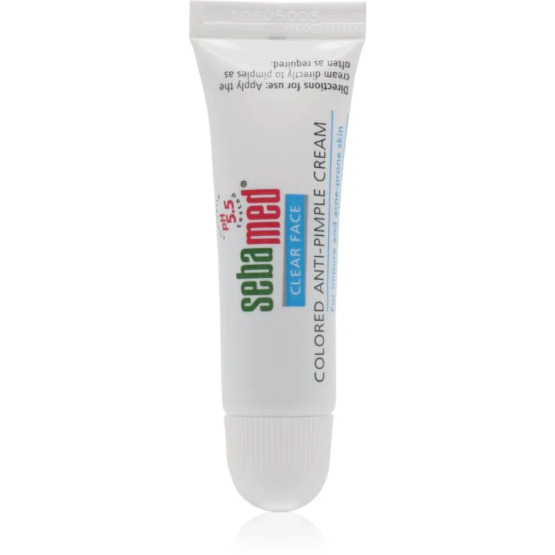 Sebamed Clear Face Colored Anti-Pimple Cream κρέμα με χρώμα κατά της ακμής 10 ml