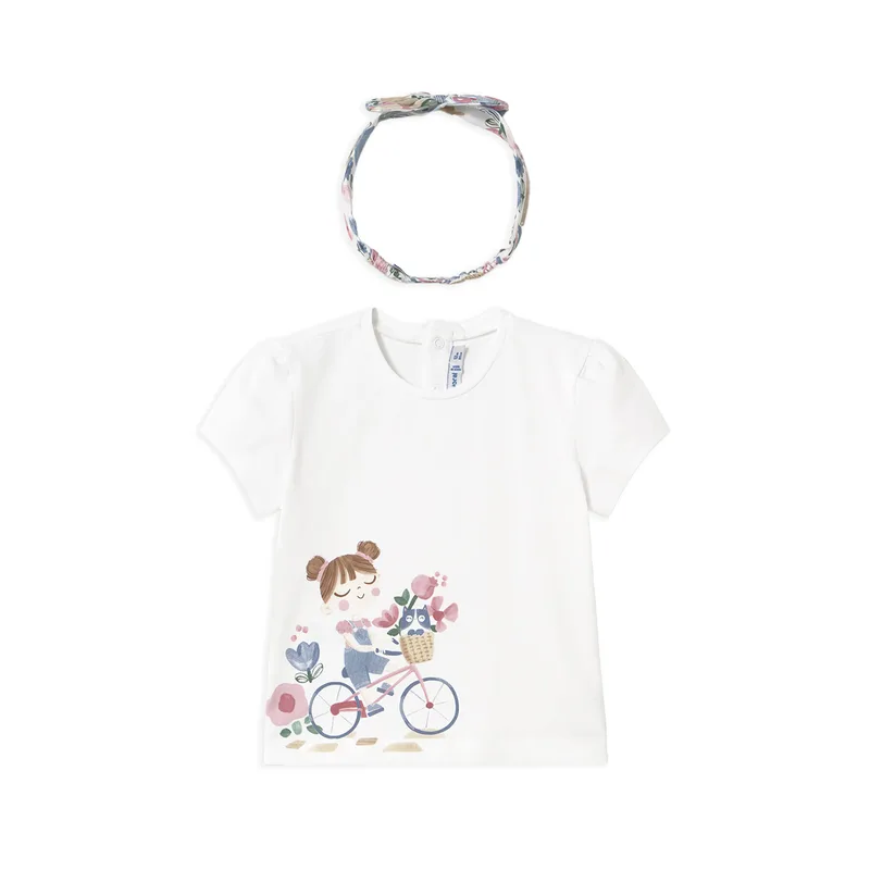 Mayoral T-Shirt 1044 Λευκό Regular Fit