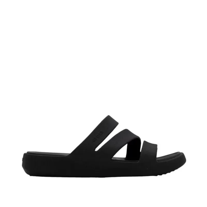 Crocs Getaway Strappy Flat 209587-001 Σανδάλι Μαύρο