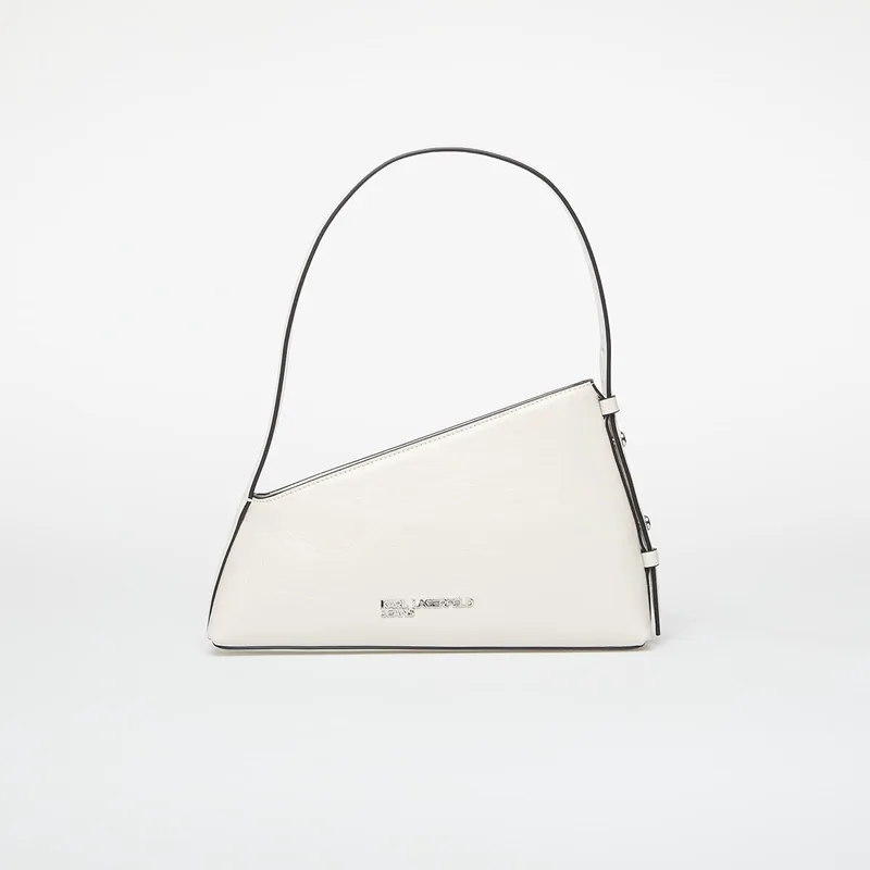 Karl Lagerfeld Jeans Geo Lthr Shoulderbag Shiny Off White Universal