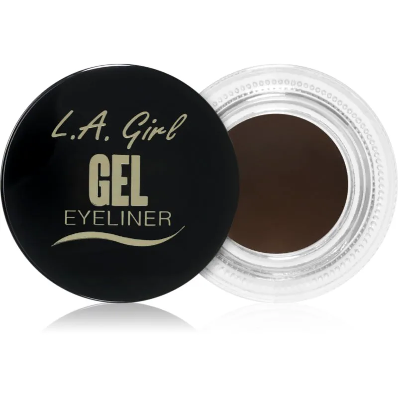 L.A. Girl Cosmetics Gel Eyeliner τζελ λάινερ ματιών απόχρωση Rich Chocolate Brown 3 γρ