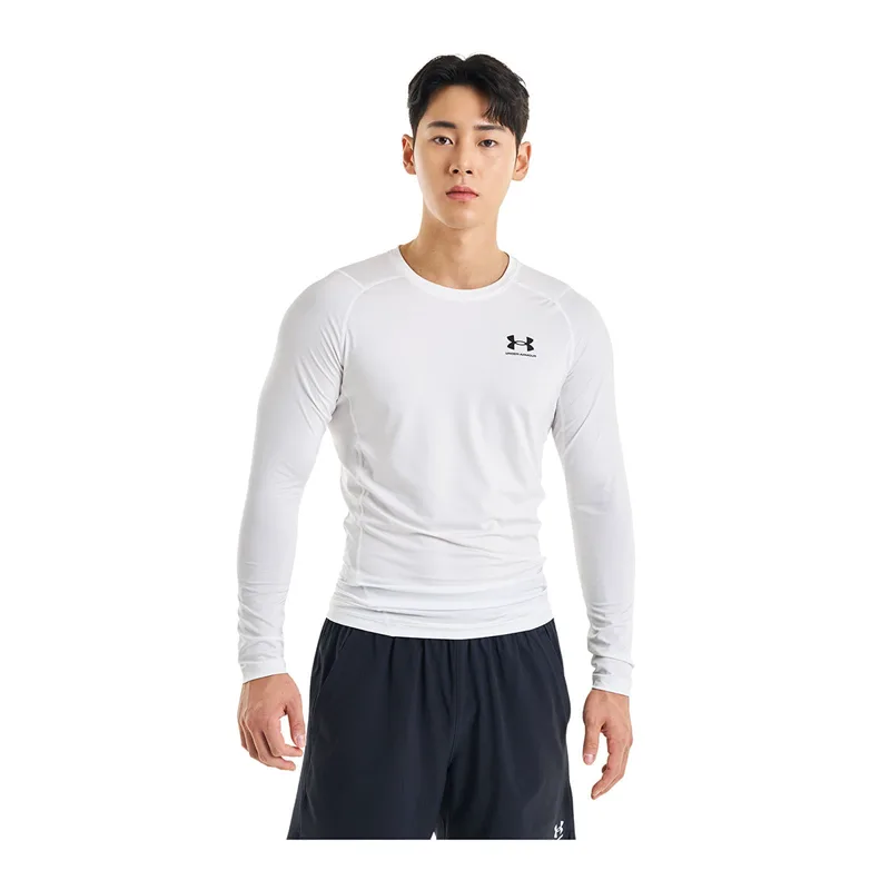 T-shirt Under Armour Hg Armour Comp Ls White XXXXL