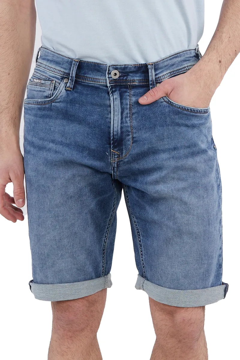 Βερμούδα Pepe Jeans Jack Short PM801022HQ9-000-DENIM Ανδρικό
